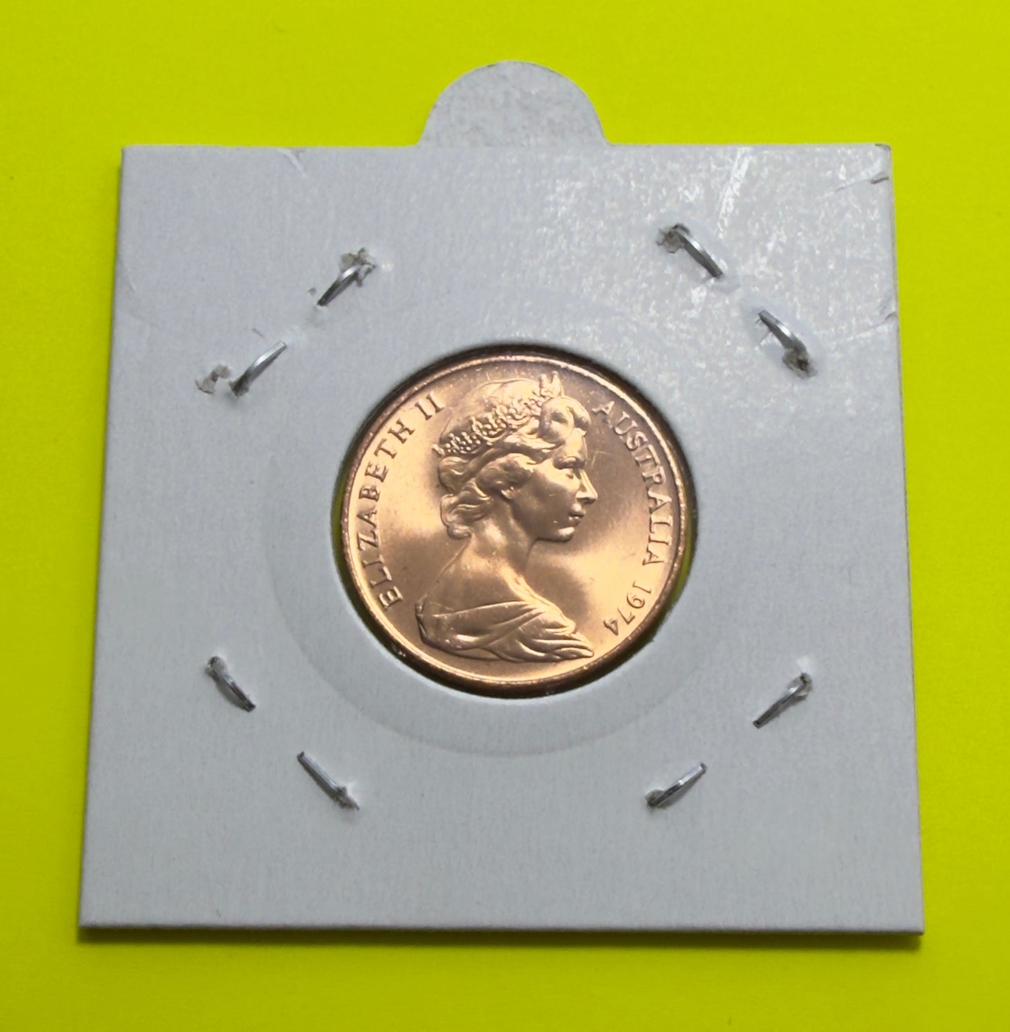 1974 2 Cent Coin - Uncirculated - Two Cent - 2c - comes in 2x2