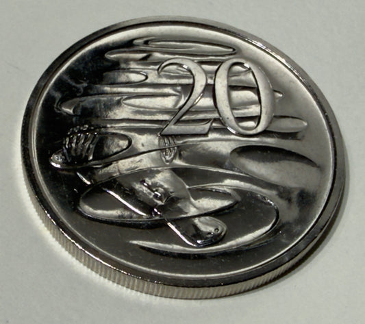 1995 20 Cent Coin - Choice Uncirculated - MINT SET ONLY - Twenty Cent Platypus -