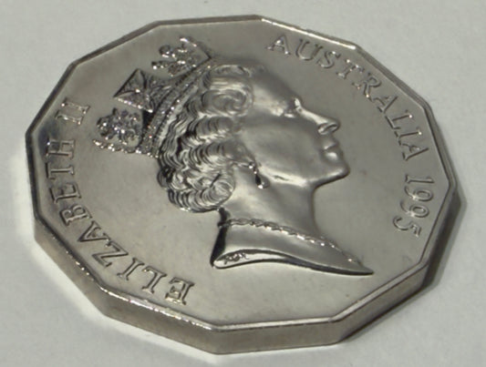 1995 50 Cent Coin - Weary Dunlop - Choice Uncirculated - Fifty Cent-Ex MINT SET