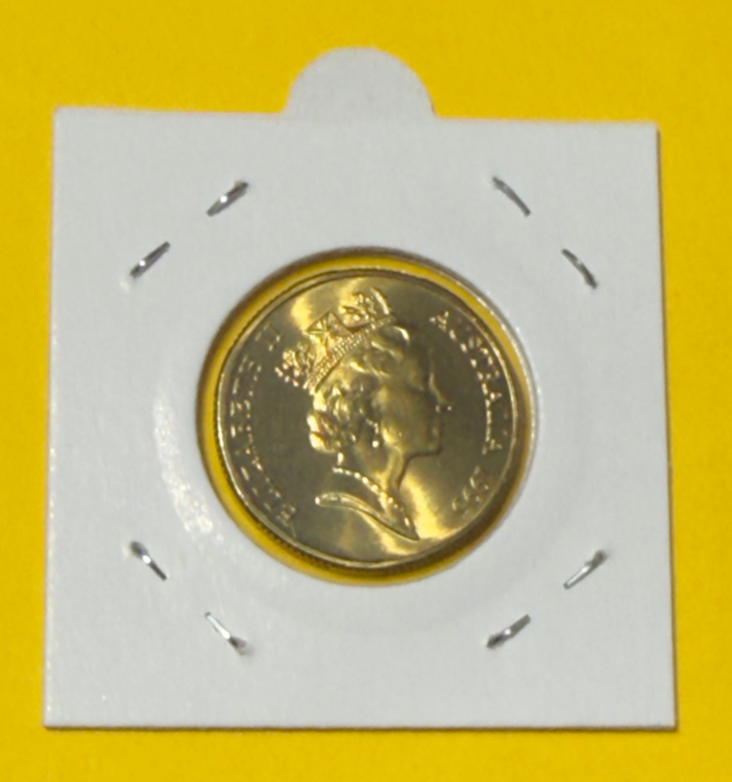 1995 $1 Coin - Choice Uncirculated - One Dollar - Ex MINT SET Coin - in 2x2