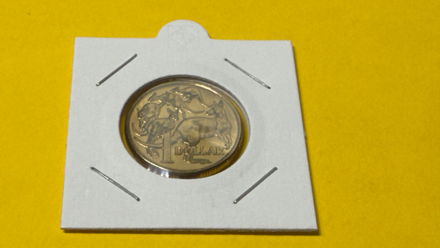 1995 $1 Coin - Choice Uncirculated - One Dollar - Ex MINT SET Coin - in 2x2