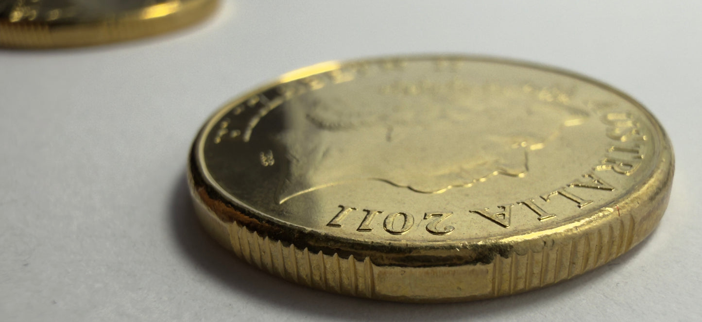 2011 $1 Coin - Mob of Roos - Uncirculated - One Dollar - comes in 2x2