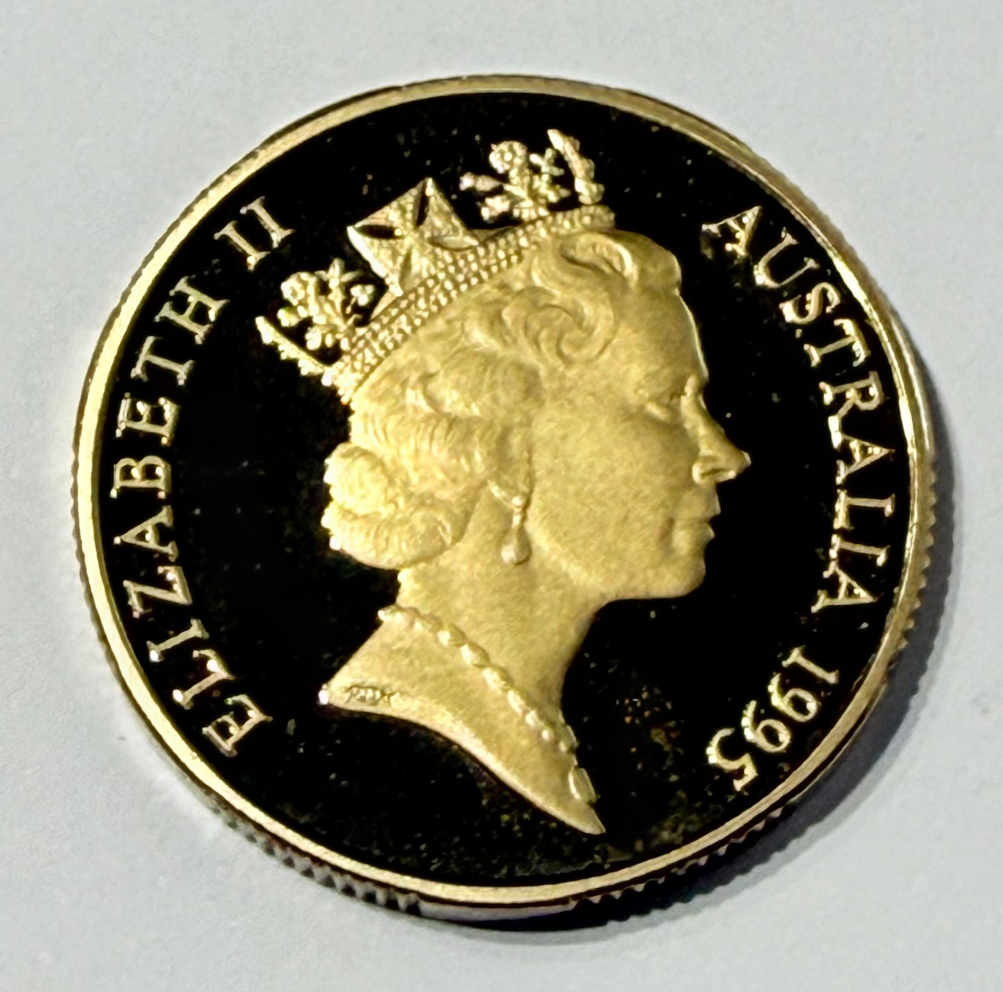 1995 $1 Proof Coin - One Dollar Mob of Roos Proof Coin - comes in 2x2