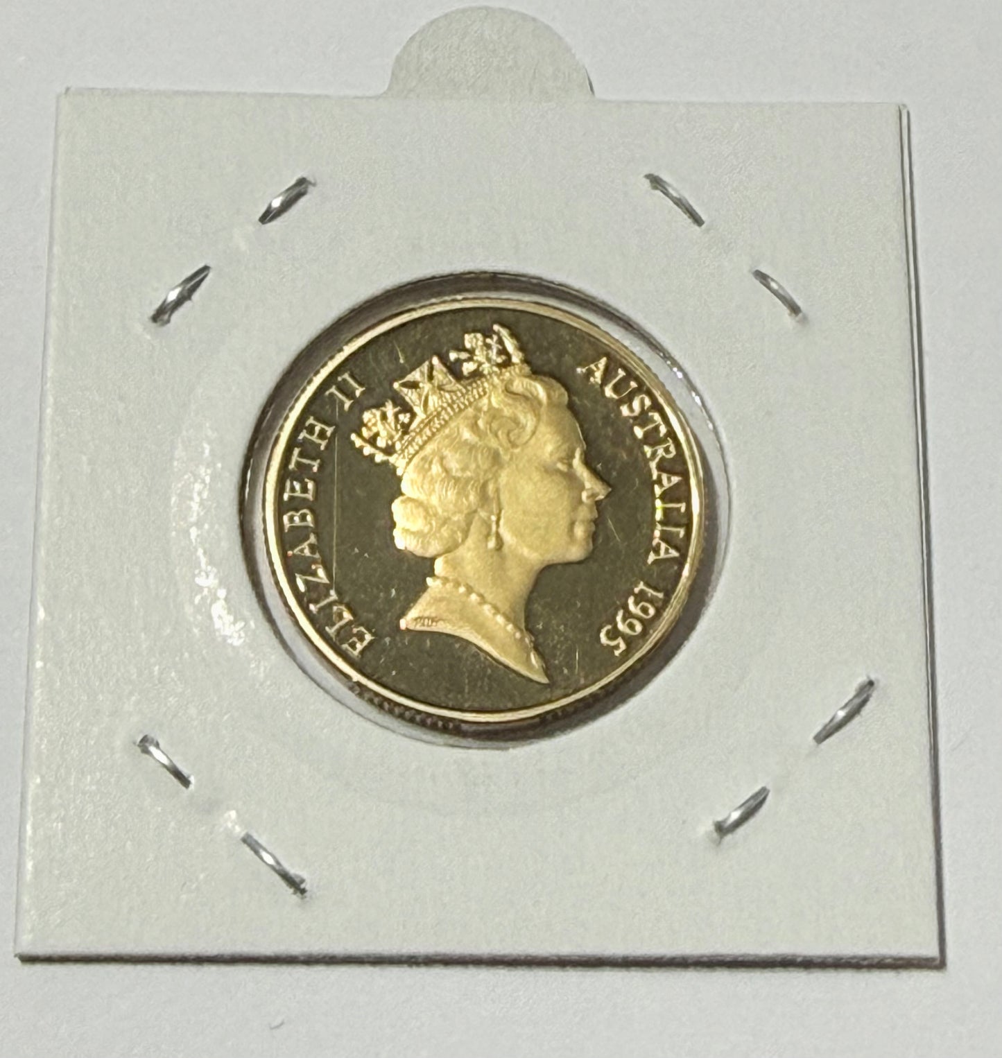 1995 $1 Proof Coin - One Dollar Mob of Roos Proof Coin - comes in 2x2