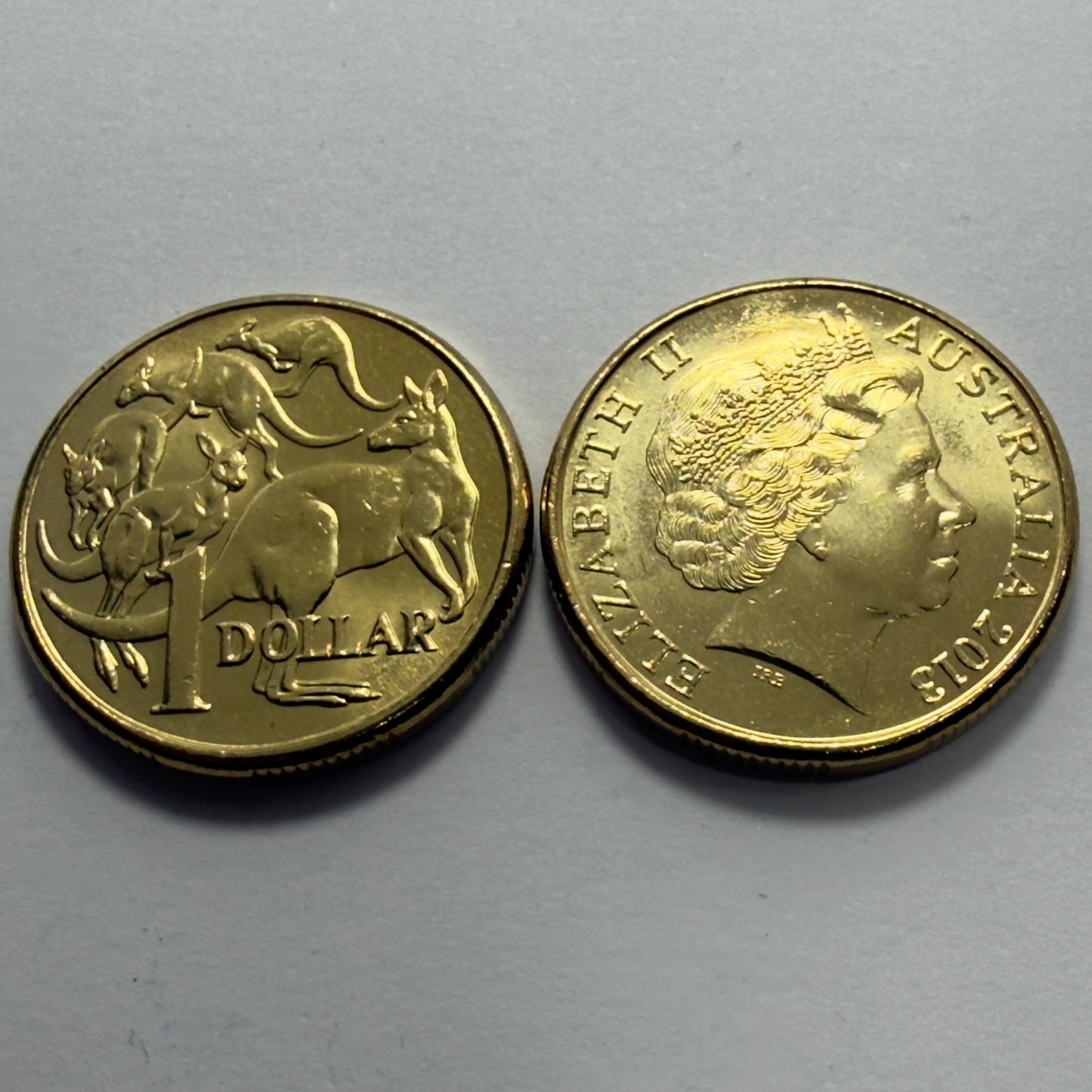 2013 $1 Coin - Uncirculated - Mob Of Roos - comes in 2x2