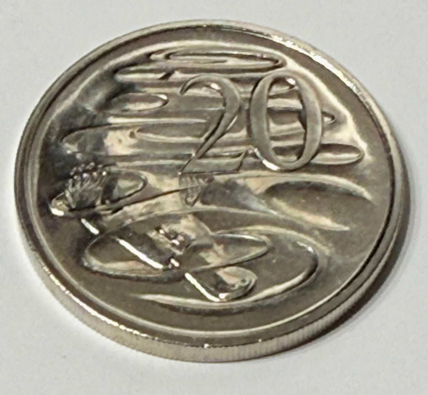 1991 20 Cent Coin - Choice Uncirculated - mint set ONLY coin - comes in 2x2