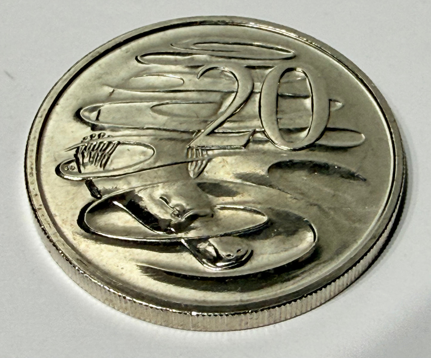 1991 20 Cent Coin - Choice Uncirculated - mint set ONLY coin - comes in 2x2