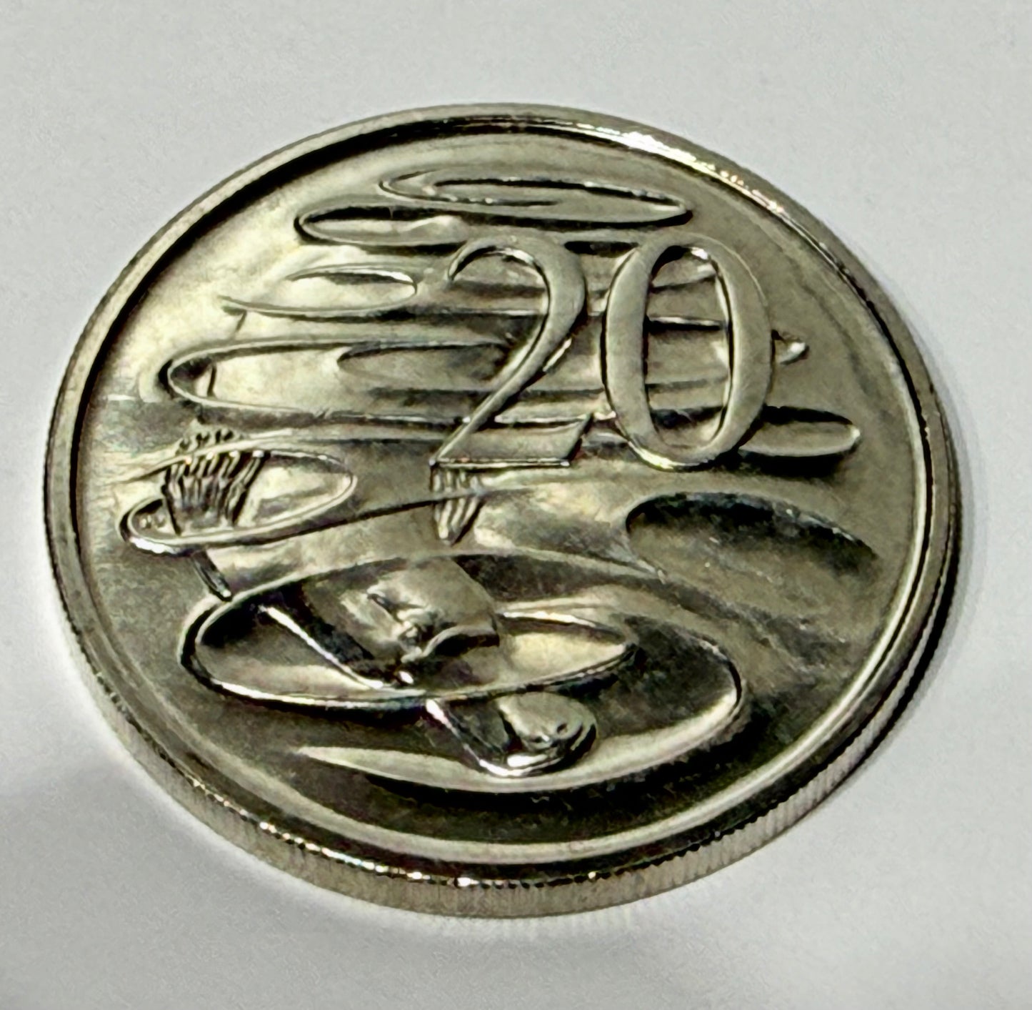 1991 20 Cent Coin - Choice Uncirculated - mint set ONLY coin - comes in 2x2