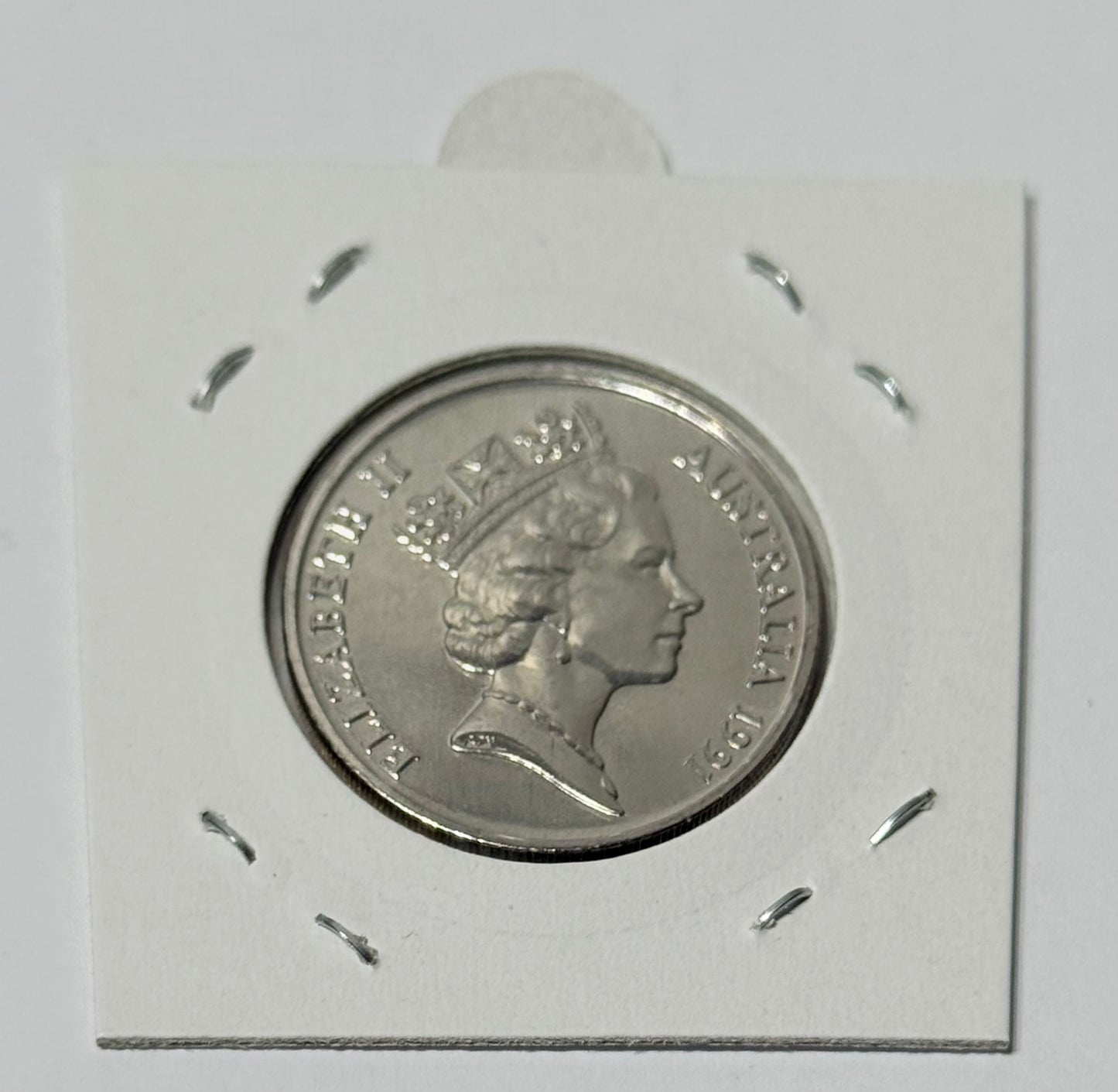 1991 5 Cent Coin - Choice Uncirculated - ex mint set coin - comes in 2x2