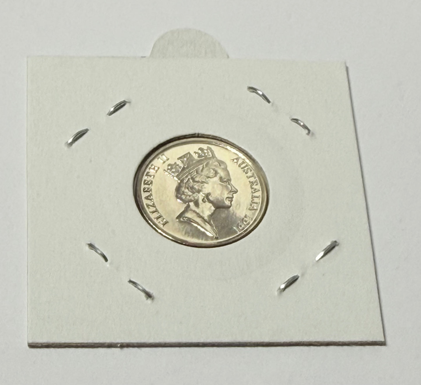 1991 5 Cent Coin - Choice Uncirculated - ex mint set coin - comes in 2x2