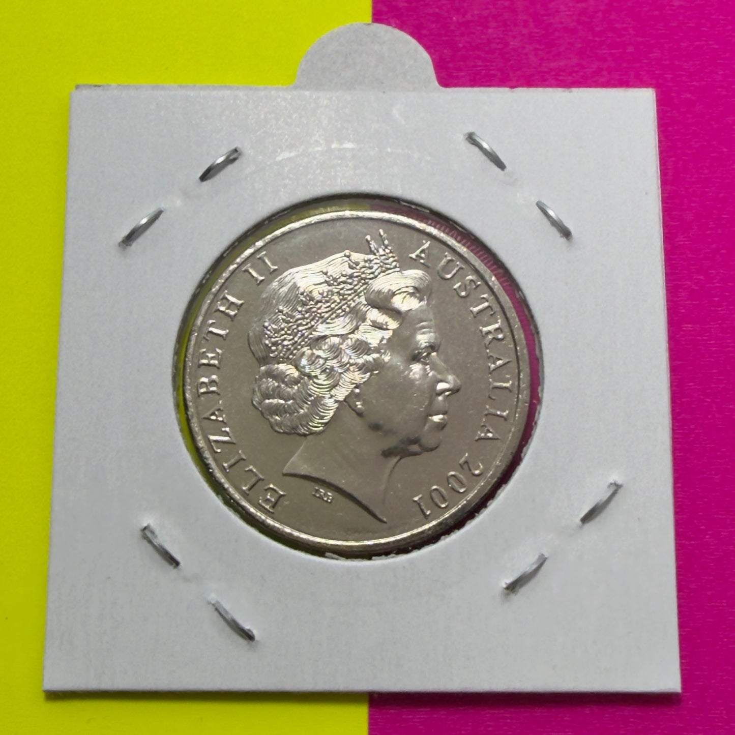 2001 20 Cent Coin - Sir Donald Bradman - Uncirculated - comes in 2x2