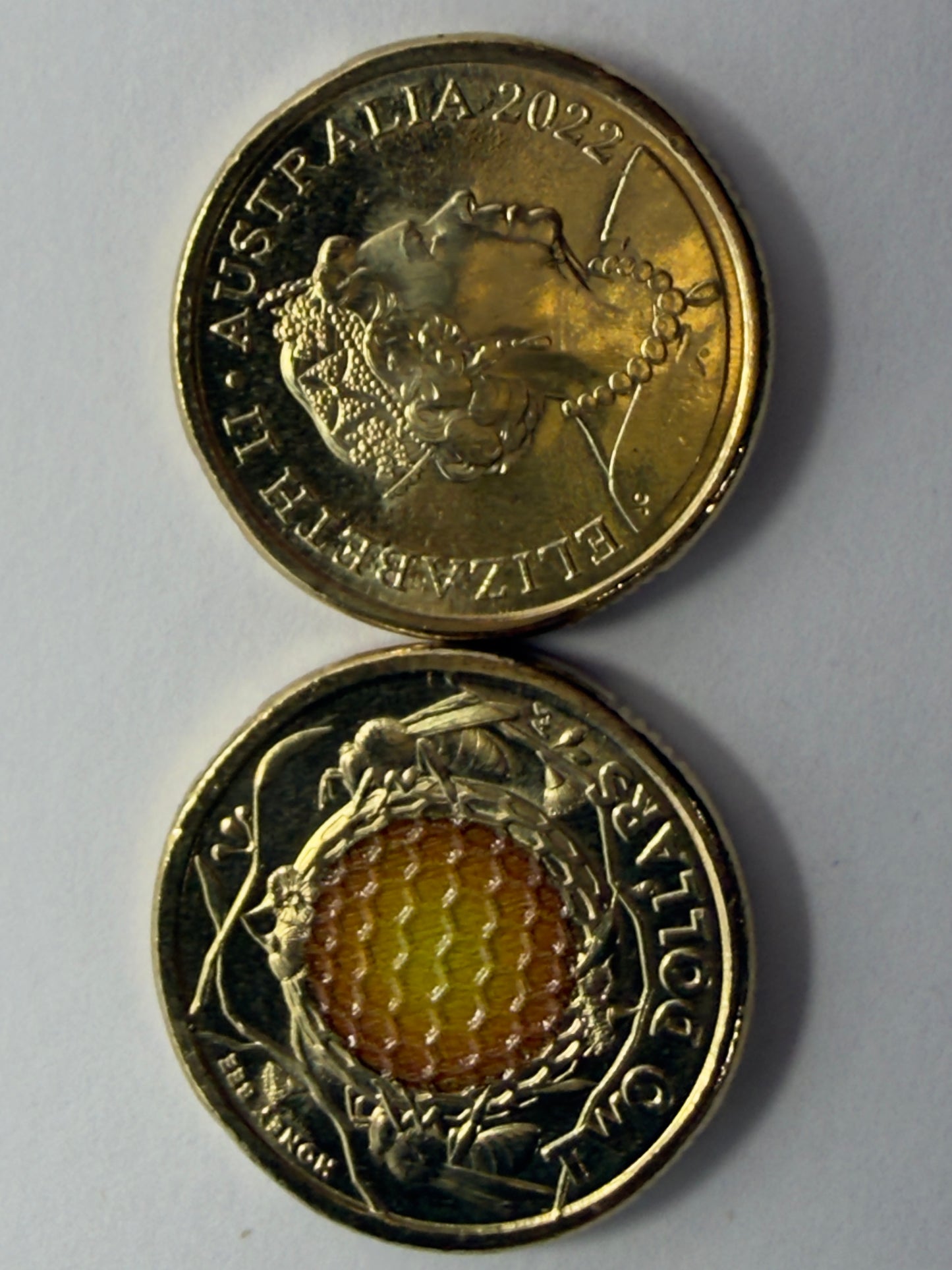 2022 $2 Honey Bee Coin - Uncirculated - Two Dollar - Comes In 2x2
