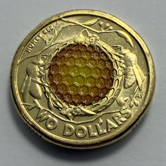 2022 $2 Honey Bee Coin - Uncirculated - Two Dollar - Comes In 2x2