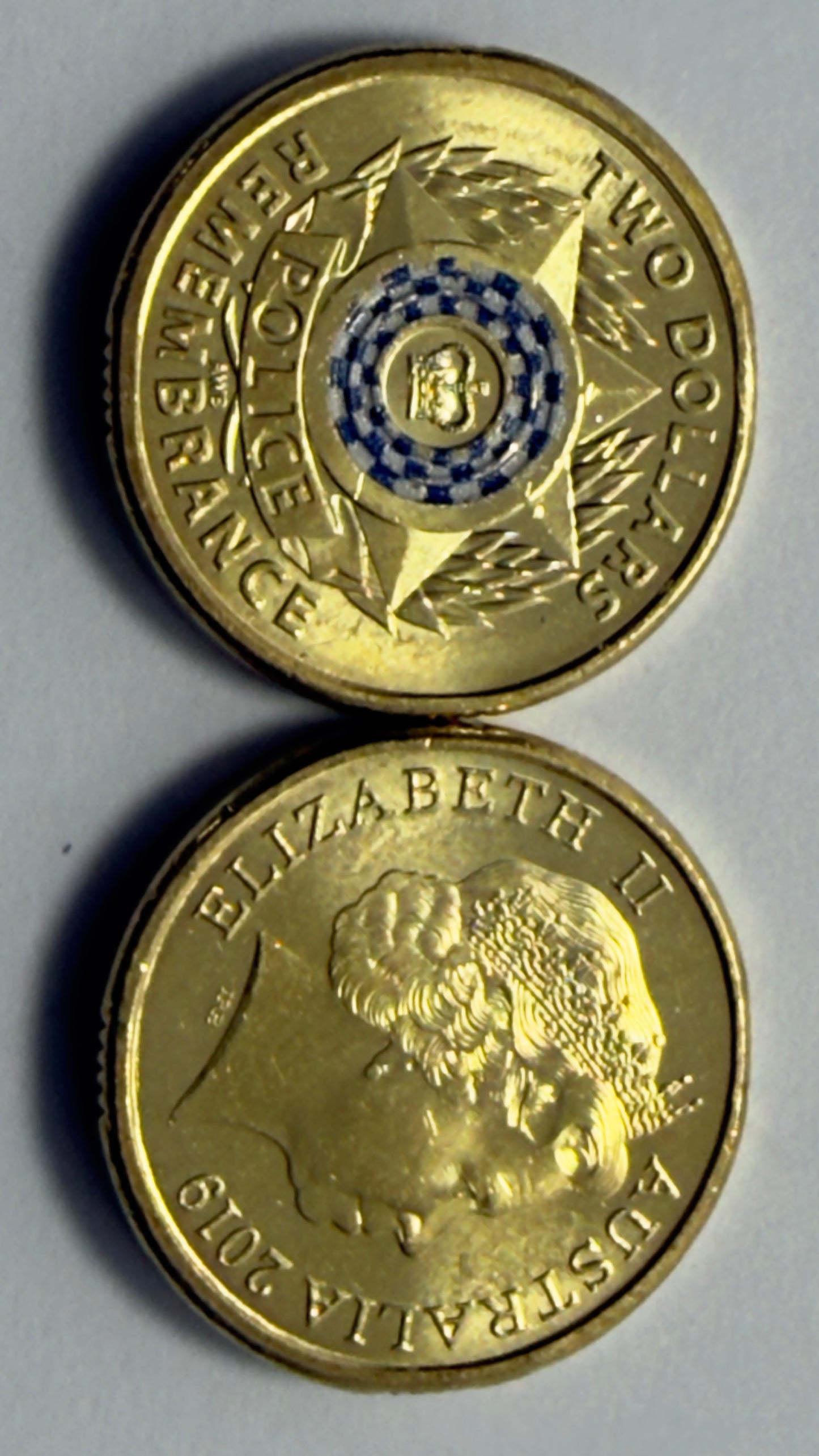 2019 $2 Coin - Police Remembrance - UNCIRCULATED  - Comes In 2x2