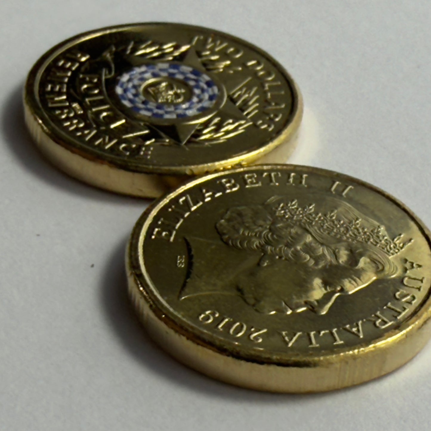 2019 $2 Coin - Police Remembrance - UNCIRCULATED  - Comes In 2x2