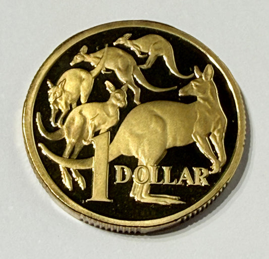 2000 $1 Proof Coin - Mob of Roos - One Dollar - comes in 2x2