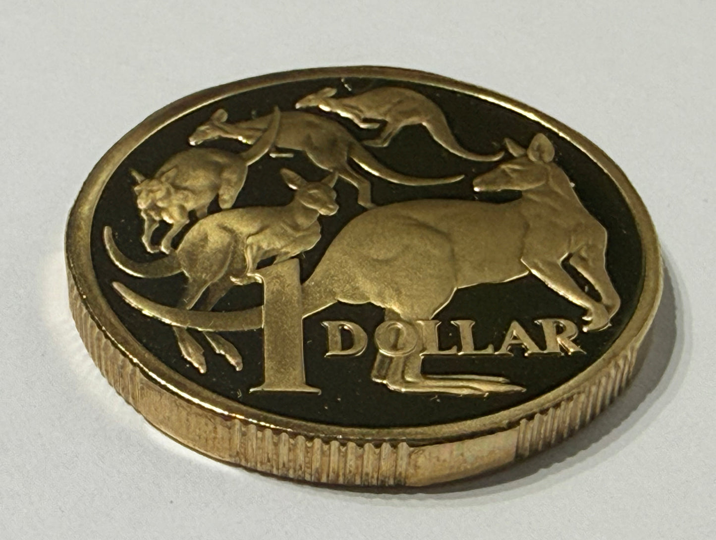 2000 $1 Proof Coin - Mob of Roos - One Dollar - comes in 2x2