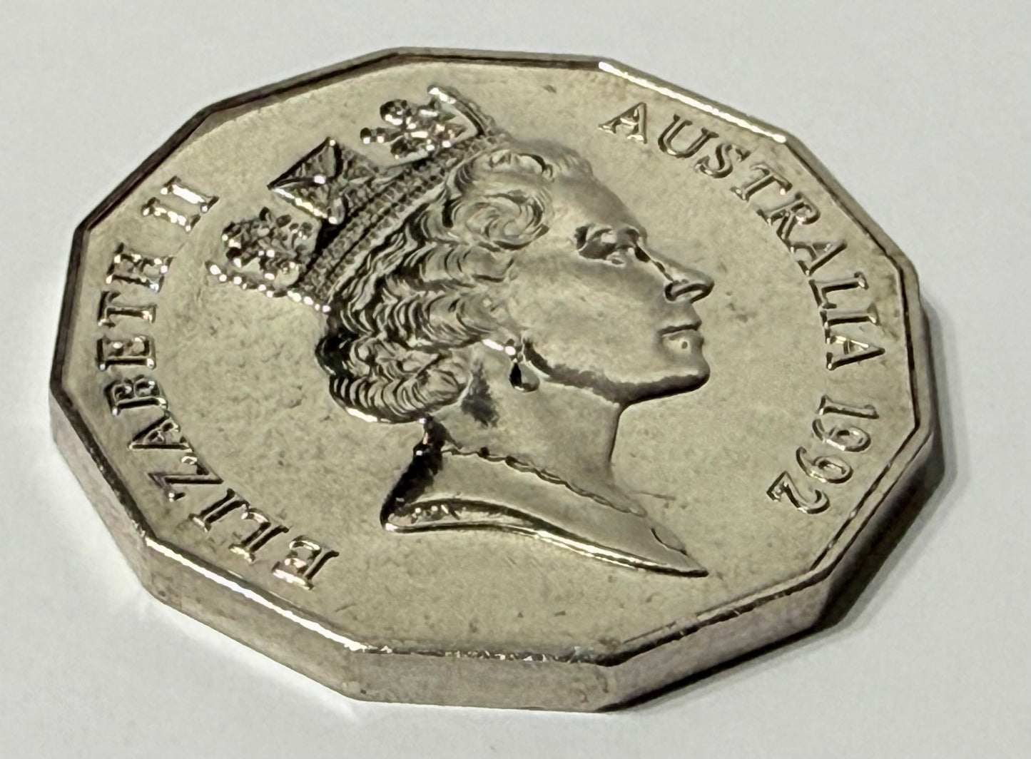 1992 50 Cent Coin - Choice Uncirculated - MINT SET ONLY Coin  - Comes in 2x2