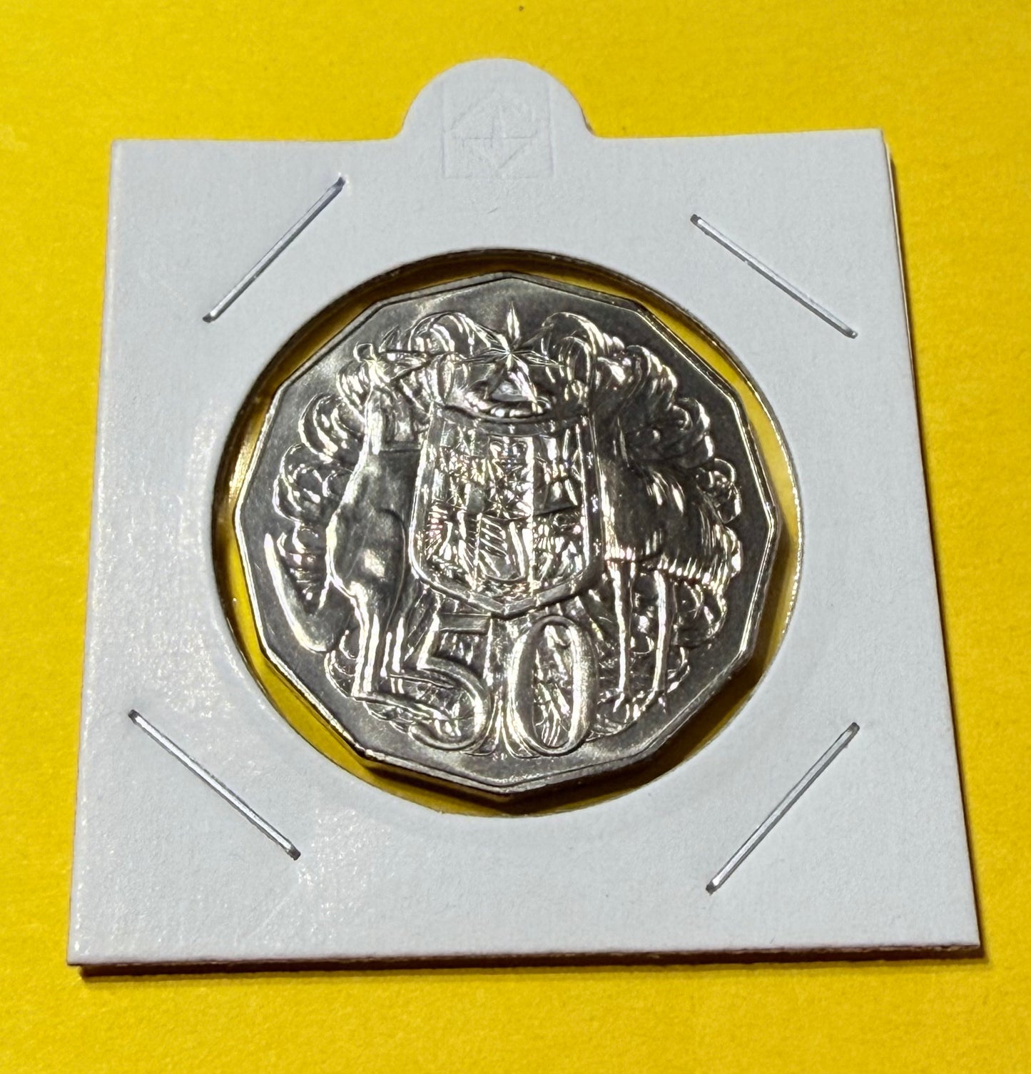 1992 50 Cent Coin - Choice Uncirculated - MINT SET ONLY Coin  - Comes in 2x2