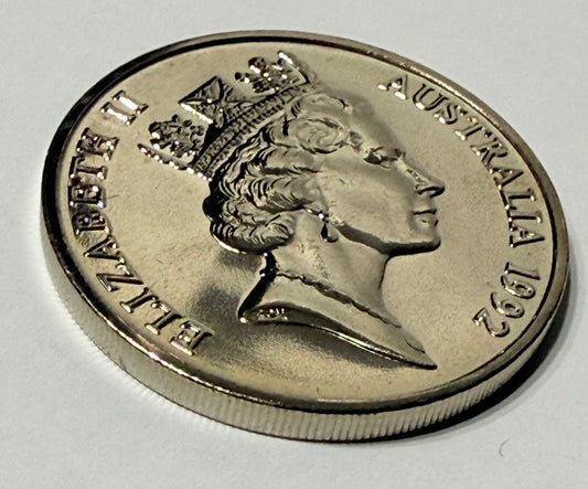 1992 20 Cent Coin - Uncirculated - MINT SET ONLY Coin - Comes In 2x2