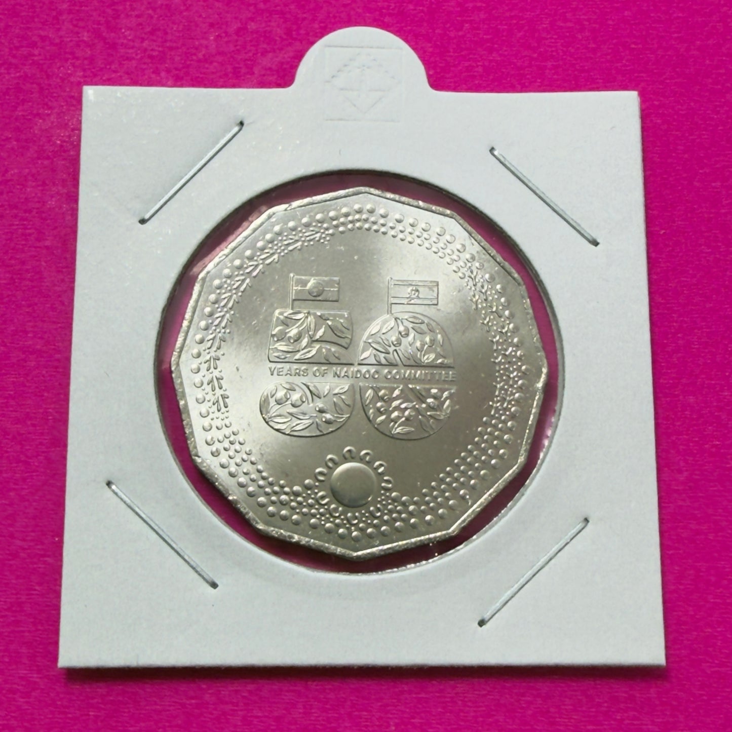 2024 NAIDOC 50 Cent Coin - Uncirculated - 2.3 Million Minted - Comes In 2x2