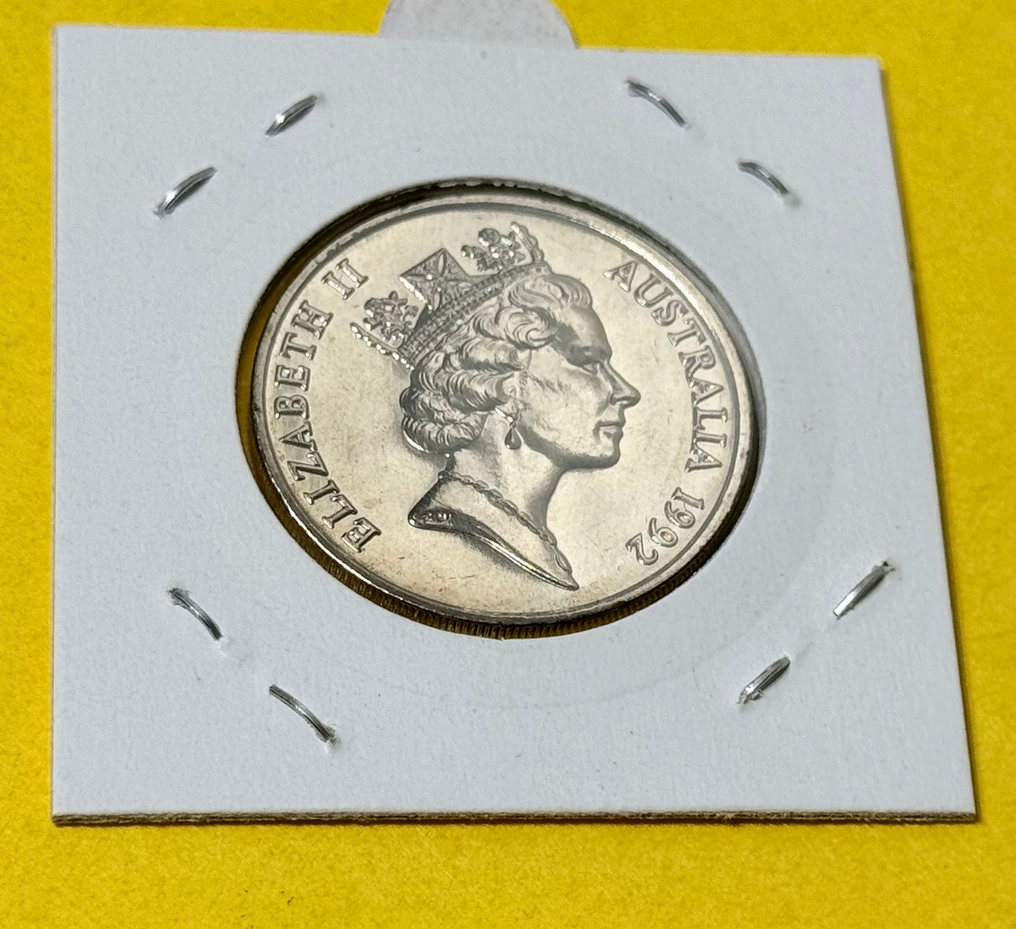 1992 20 Cent Coin - Uncirculated - MINT SET ONLY Coin - Comes In 2x2