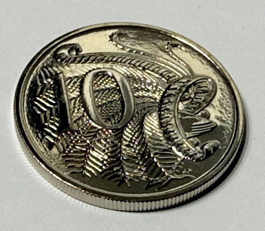 2019 10 Cent 2nd Effigy - Arnold Machin - Uncirculated - Only 14,736 Made - 2x2