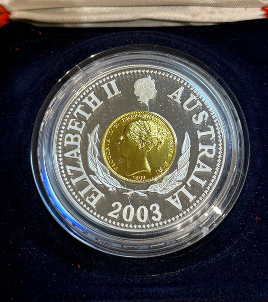 2003 Sydney Mint Pattern - 150 Years Mint Pattern Silver Proof Coin - 60.5 gram Coin - New Age Numismatics
