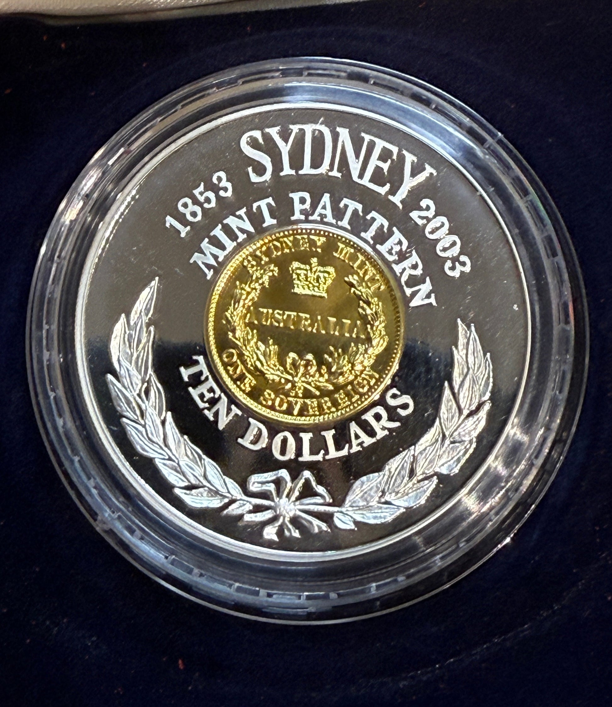 2003 Sydney Mint Pattern - 150 Years Mint Pattern Silver Proof Coin - 60.5 gram Coin - New Age Numismatics