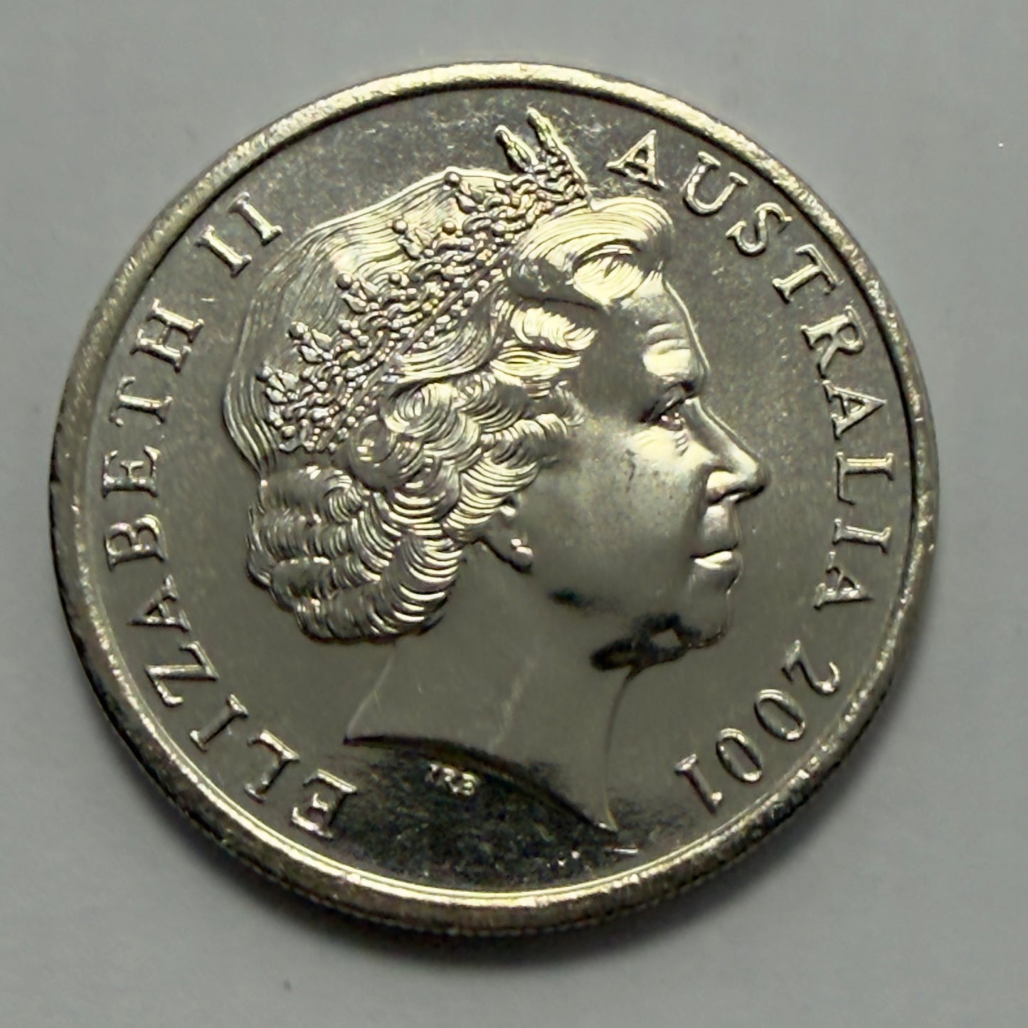 2001 10 Cent Coin - 10c - Uncirculated Ten Cent -comes in 2x2