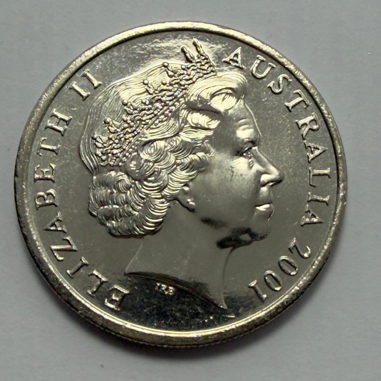 2001 10 Cent Coin - 10c - Uncirculated Ten Cent -comes in 2x2