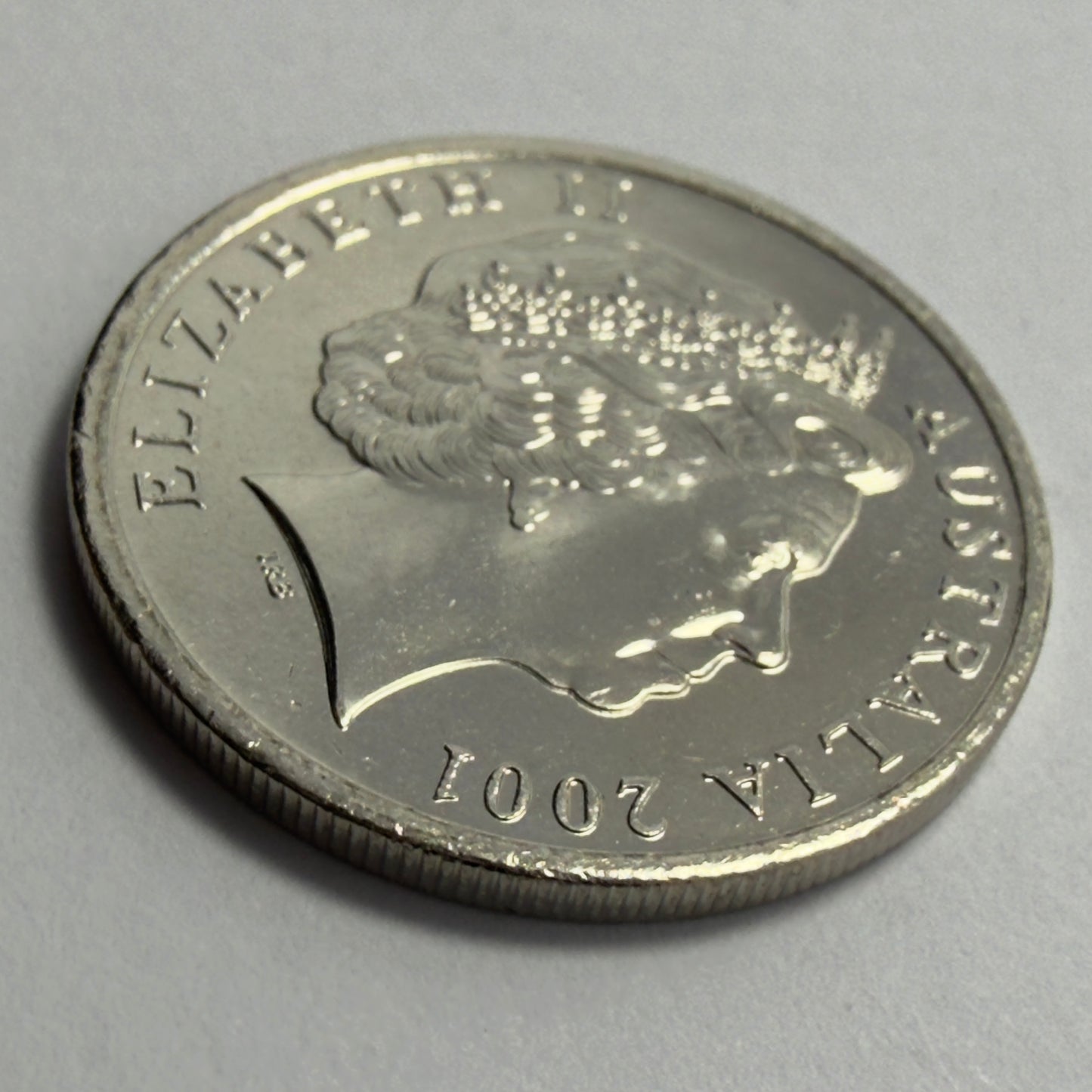 2001 10 Cent Coin - 10c - Uncirculated Ten Cent -comes in 2x2