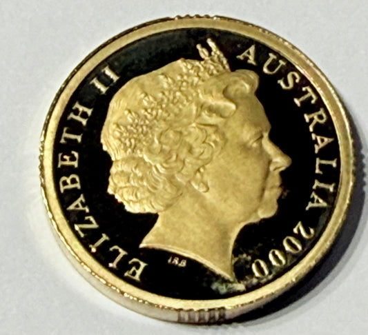 2000 $2 Proof Coin - Aboriginal Elder - Two Dollar - comes in 2x2