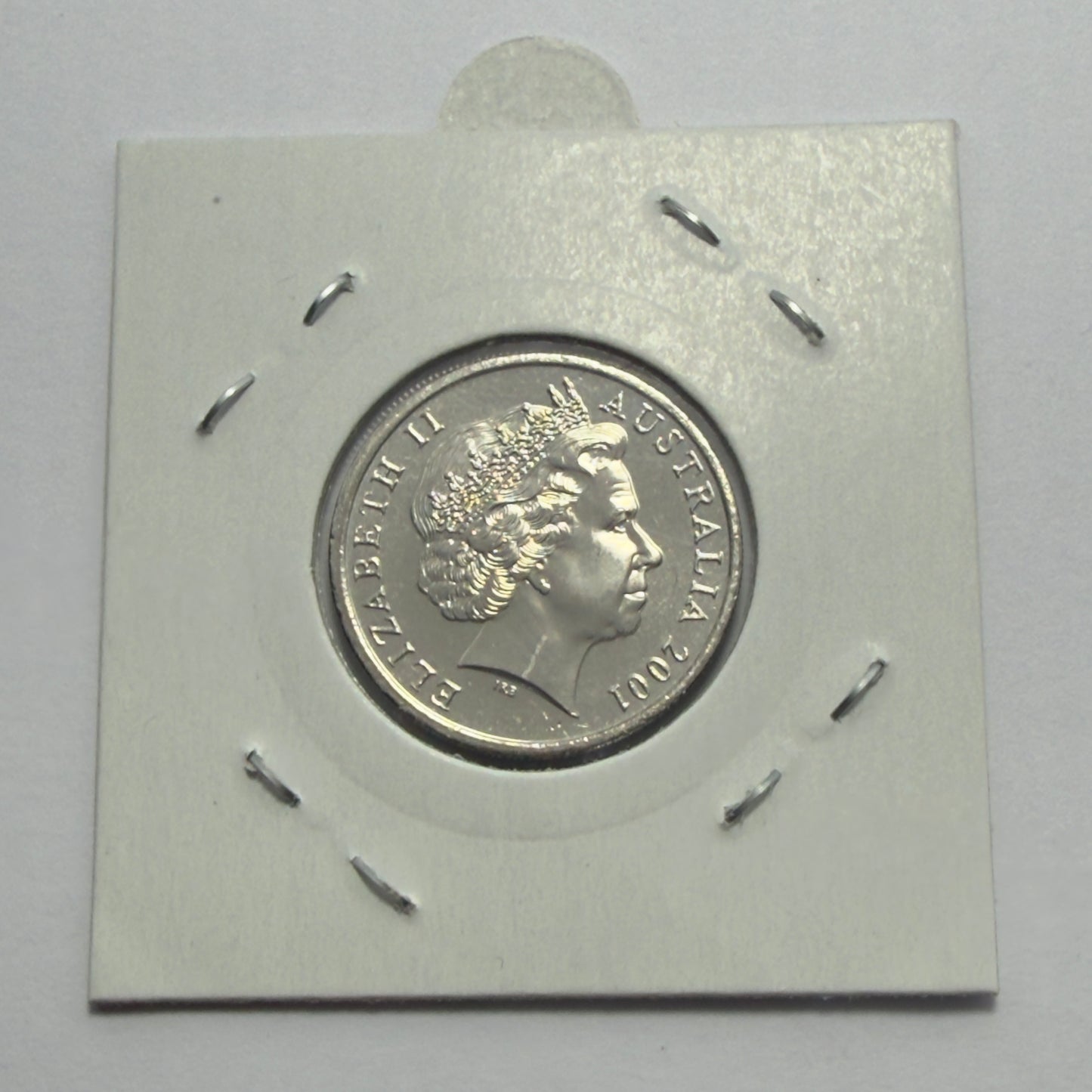 2001 10 Cent Coin - 10c - Uncirculated Ten Cent -comes in 2x2