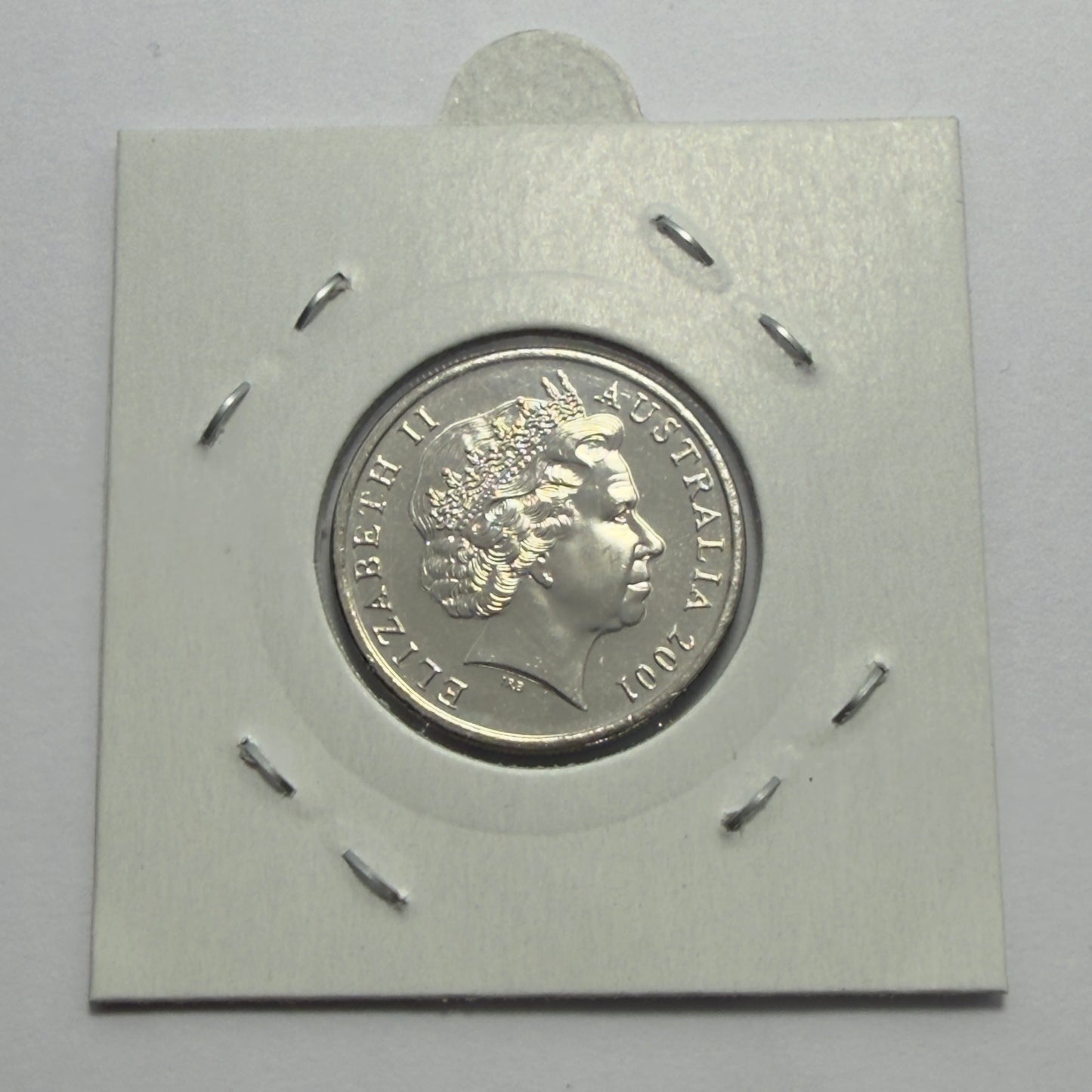 2001 10 Cent Coin - 10c - Uncirculated Ten Cent -comes in 2x2