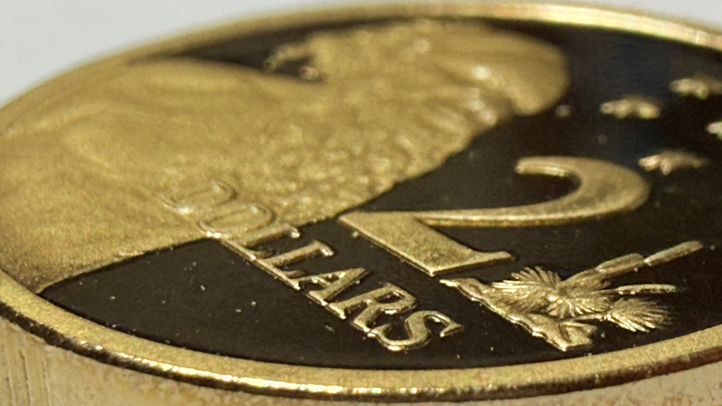 2000 $2 Proof Coin - Aboriginal Elder - Two Dollar - comes in 2x2