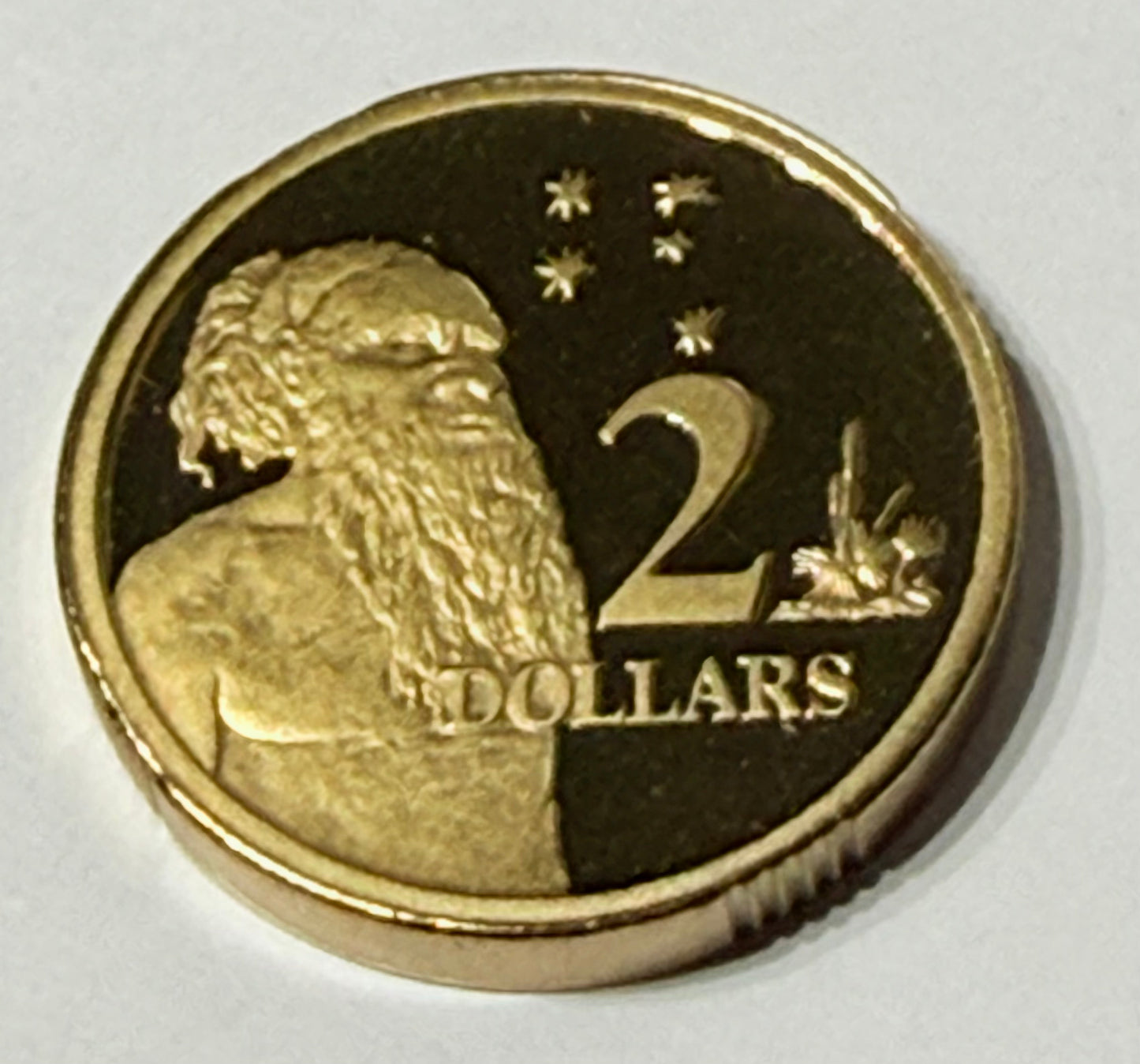 2000 $2 Proof Coin - Aboriginal Elder - Two Dollar - comes in 2x2