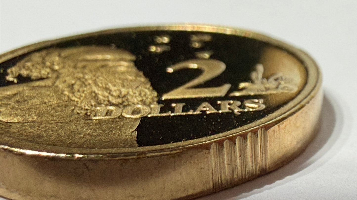 2000 $2 Proof Coin - Aboriginal Elder - Two Dollar - comes in 2x2