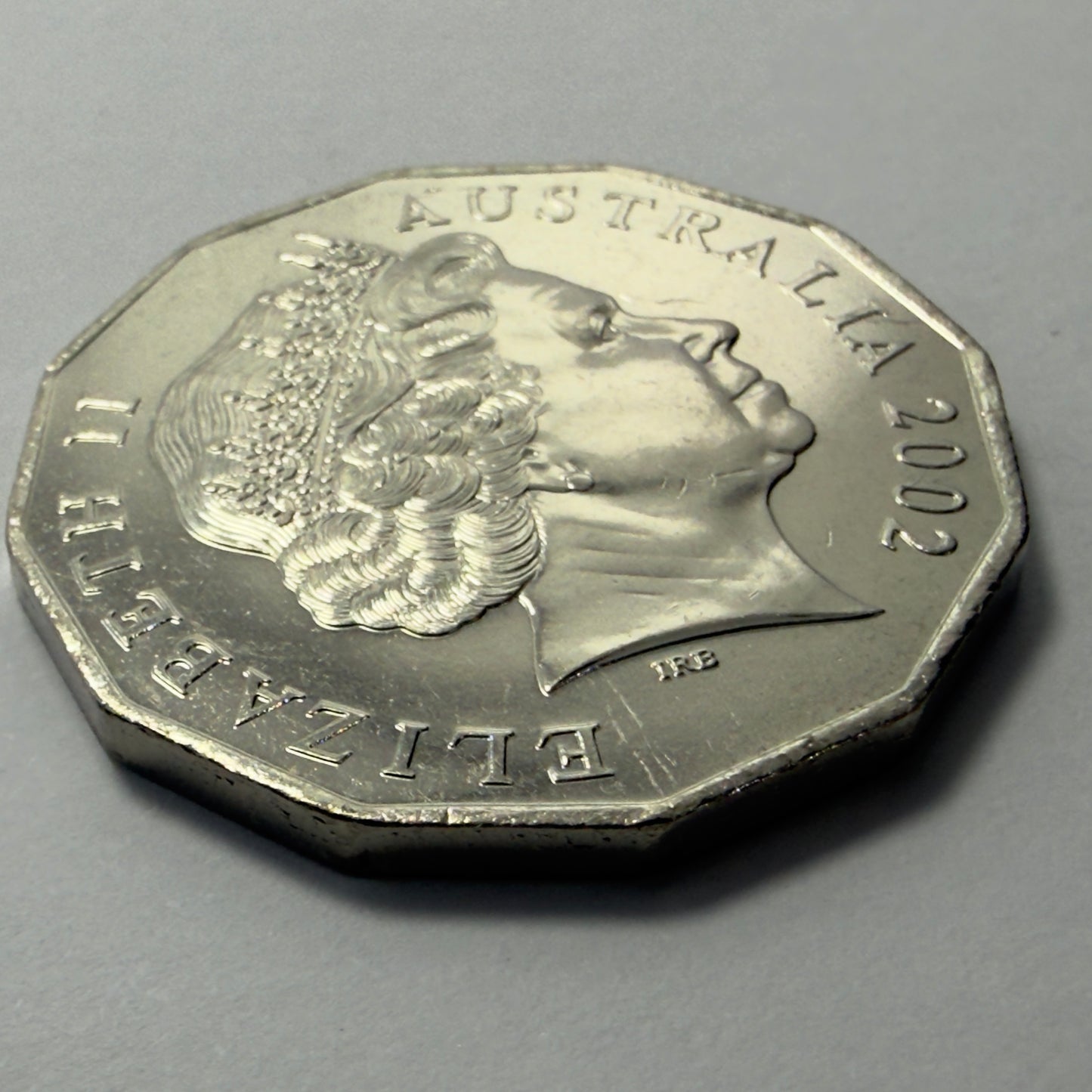 2002 50 Cent Coin - Uncirculated - Year Of The Outback - In 2x2