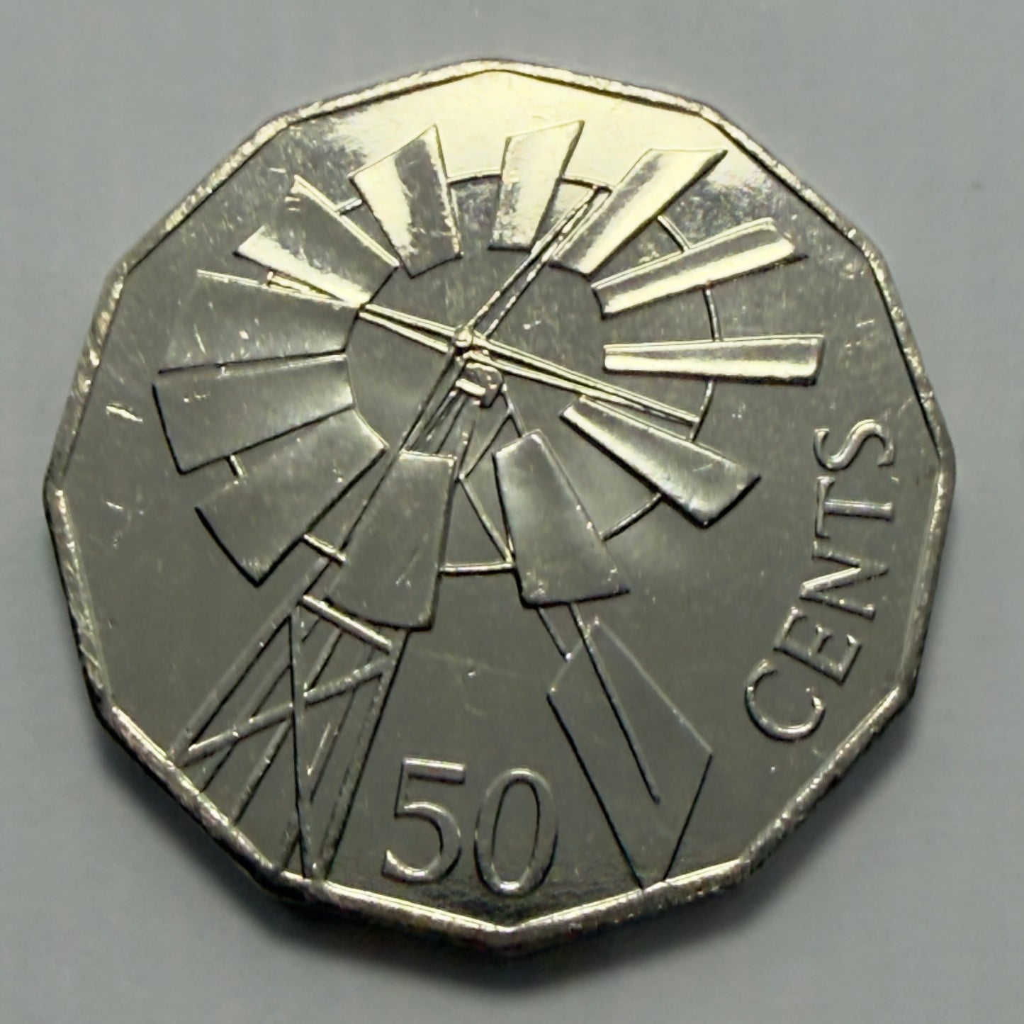 2002 50 Cent Coin - Uncirculated - Year Of The Outback - In 2x2