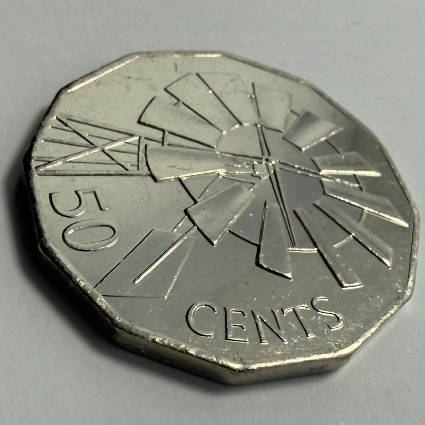 2002 50 Cent Coin - Uncirculated - Year Of The Outback - In 2x2