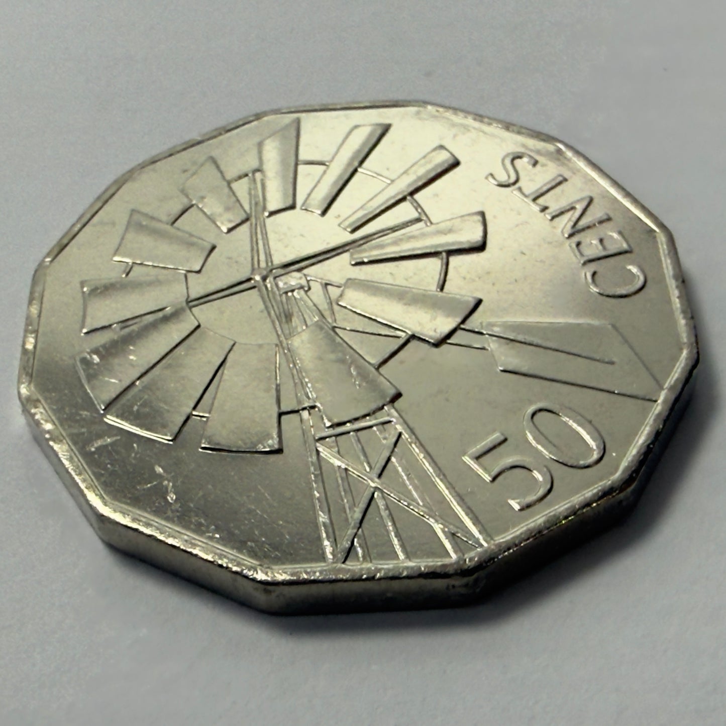 2002 50 Cent Coin - Uncirculated - Year Of The Outback - In 2x2