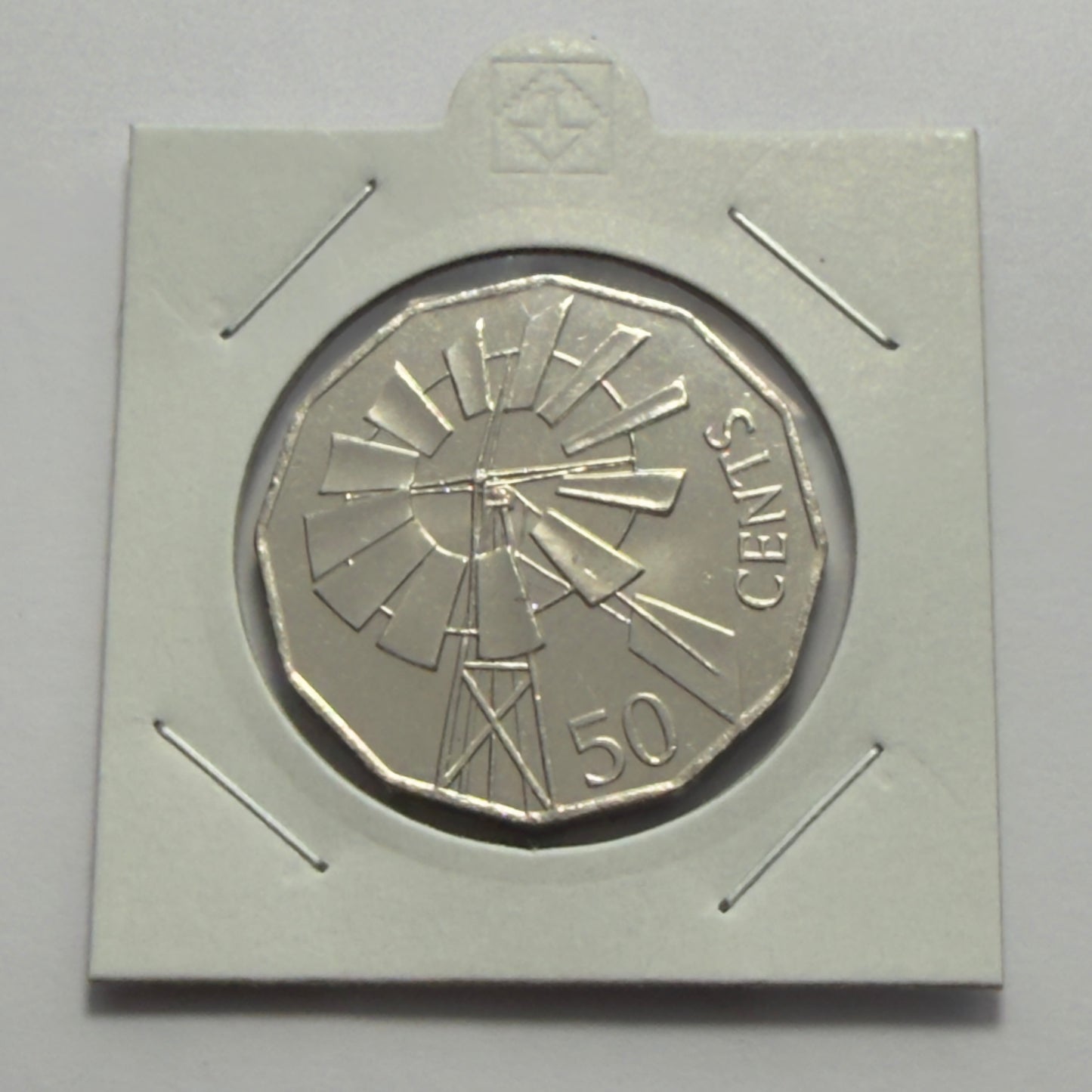 2002 50 Cent Coin - Uncirculated - Year Of The Outback - In 2x2