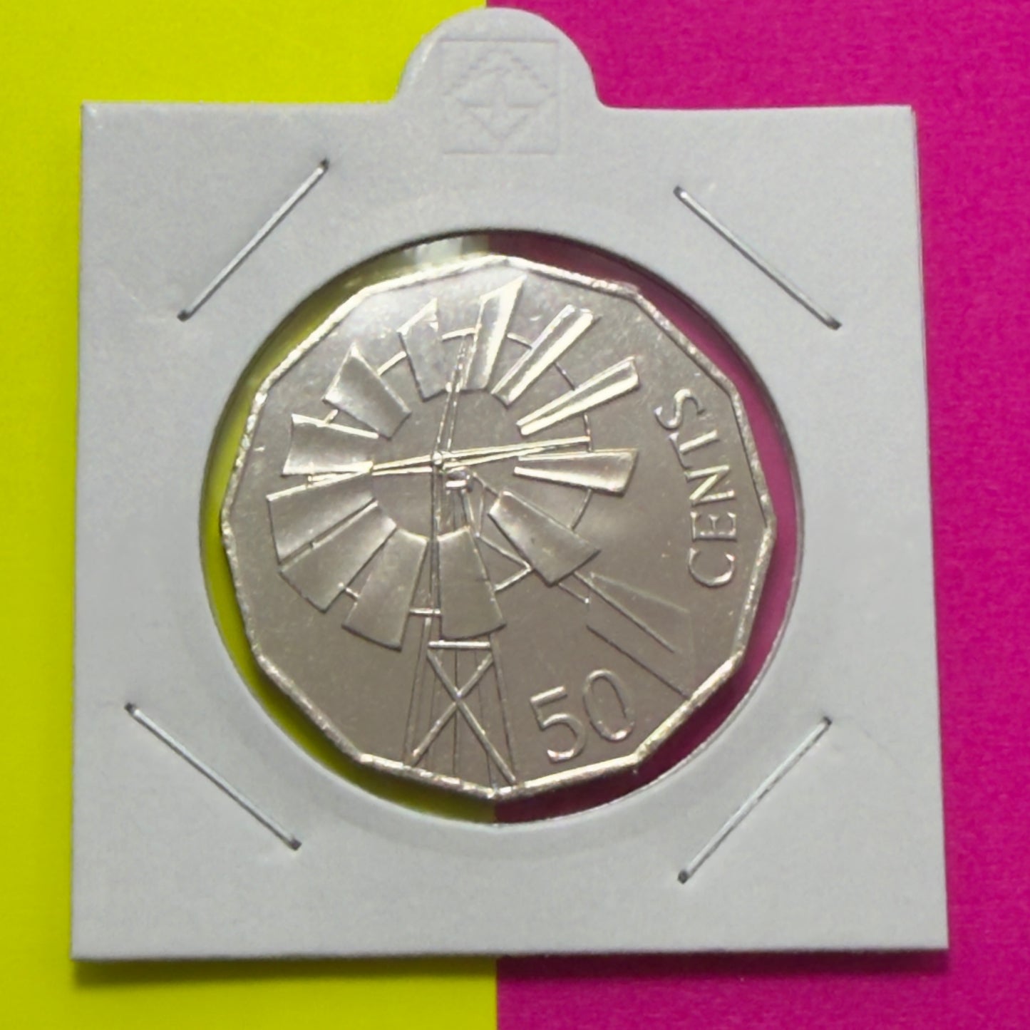 2002 50 Cent Coin - Uncirculated - Year Of The Outback - In 2x2