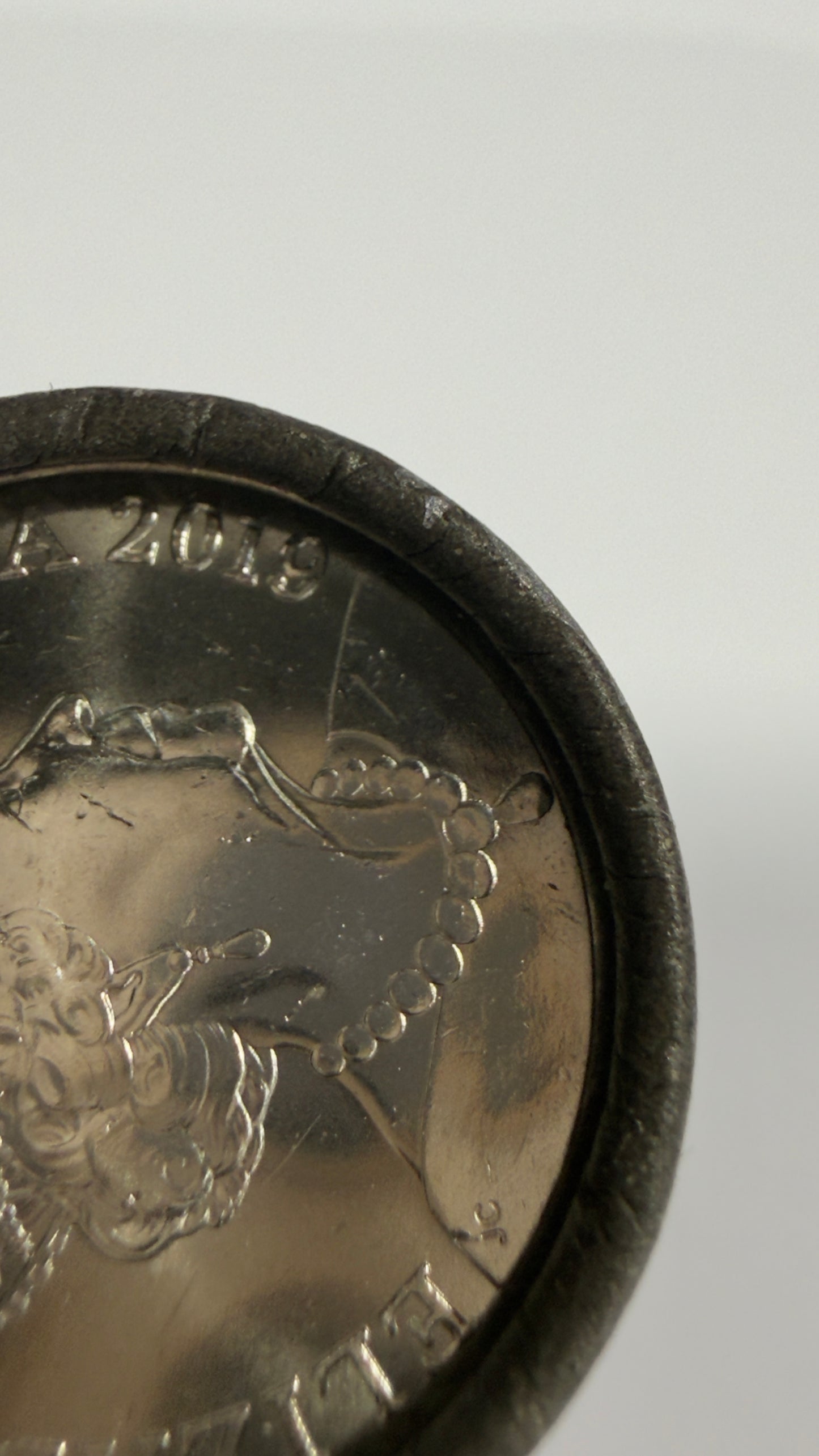 2019 10 Cent Coin - JC Effigy 10c  - Uncirculated - 6th Effigy - in 2x2