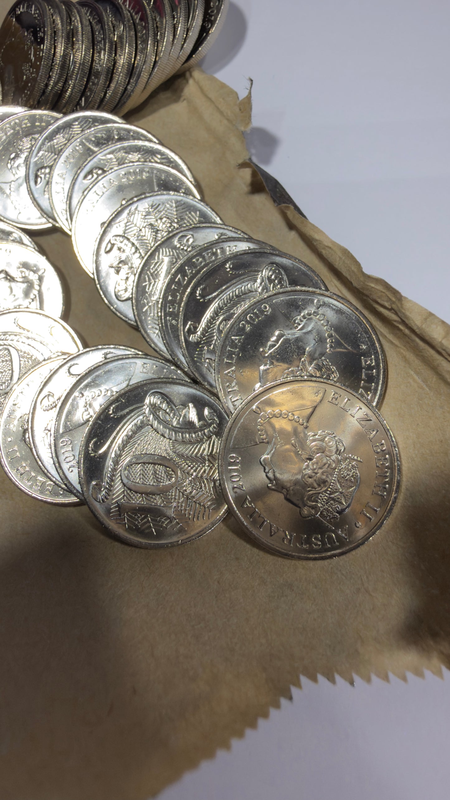 2019 10 Cent Coin - JC Effigy 10c  - Uncirculated - 6th Effigy - in 2x2