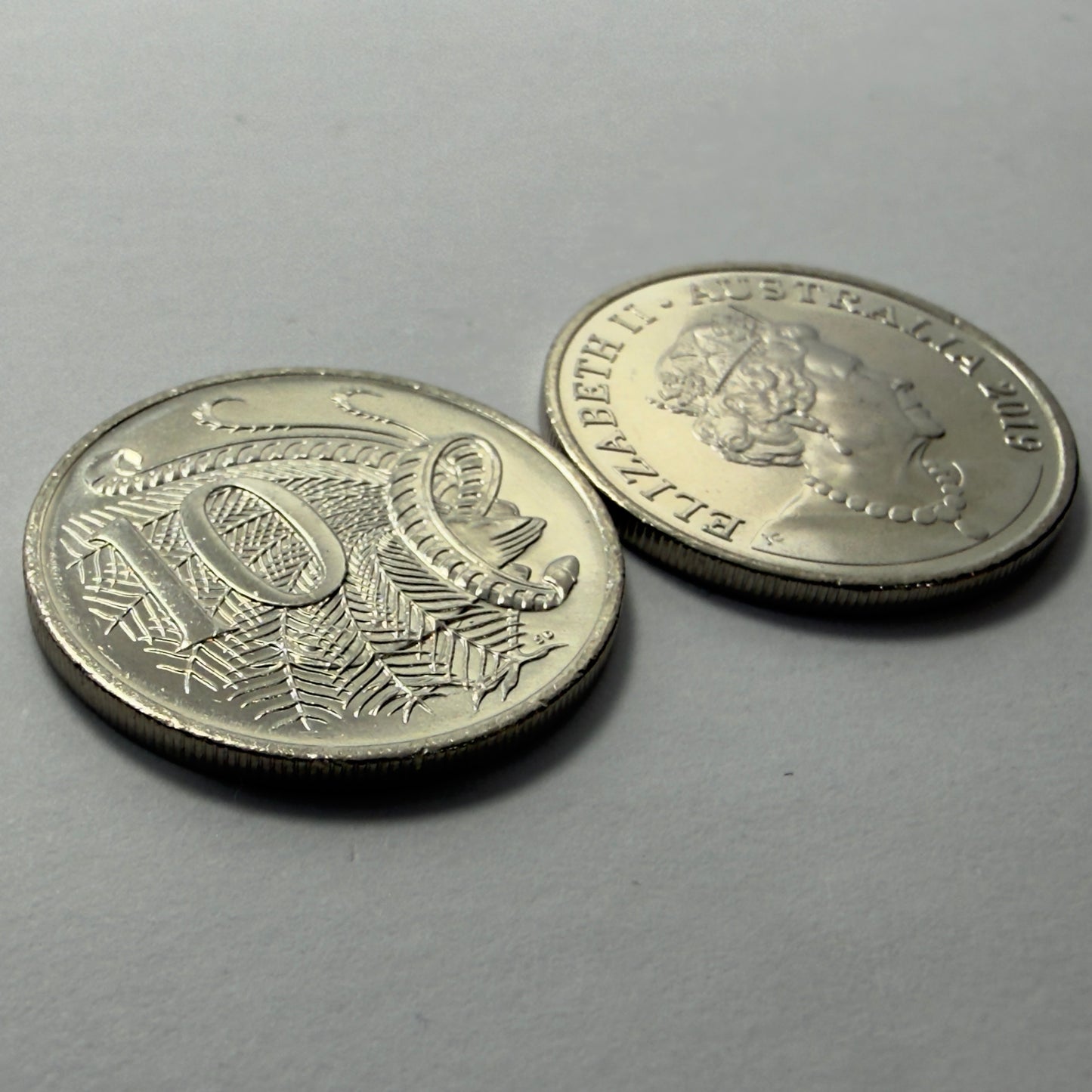 2019 10 Cent Coin - JC Effigy 10c  - Uncirculated - 6th Effigy - in 2x2