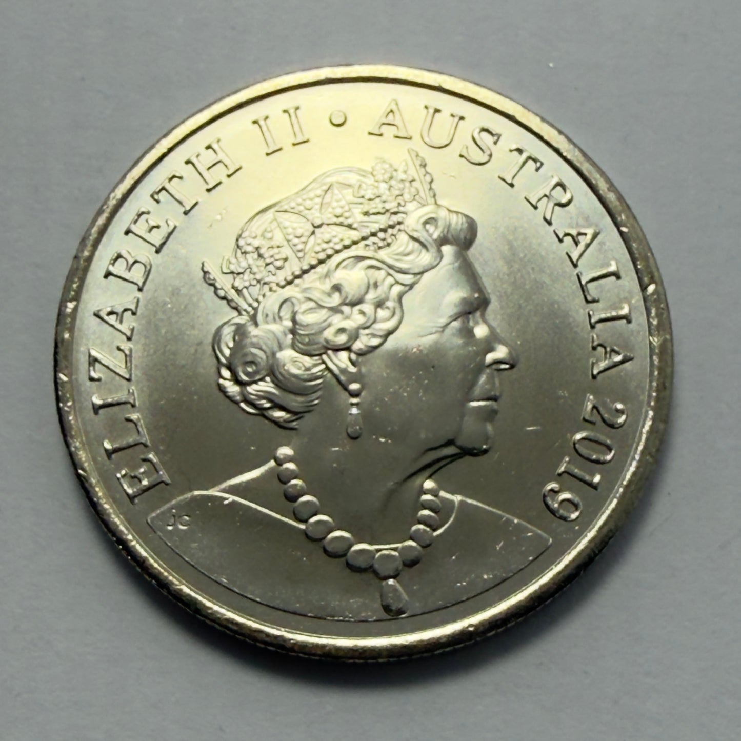 2019 10 Cent Coin - JC Effigy 10c  - Uncirculated - 6th Effigy - in 2x2