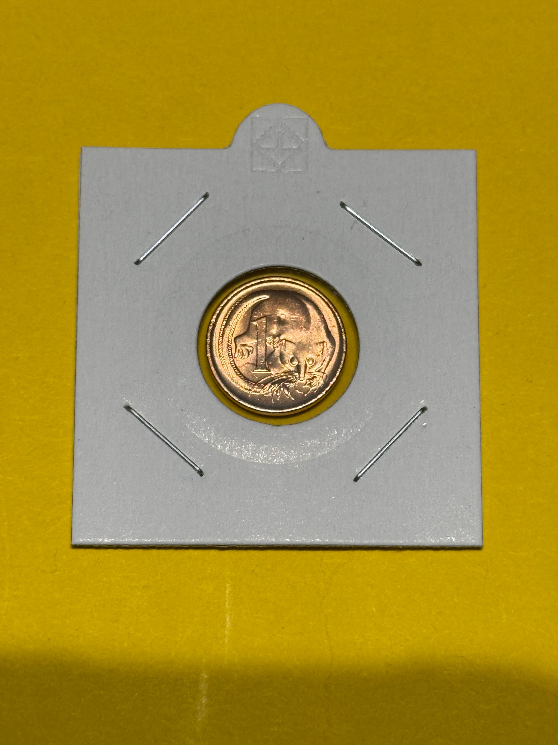 1990 1 Cent Coin - Uncirculated - ex Mint roll - One Cent - comes in 2x2 - New Age Numismatics