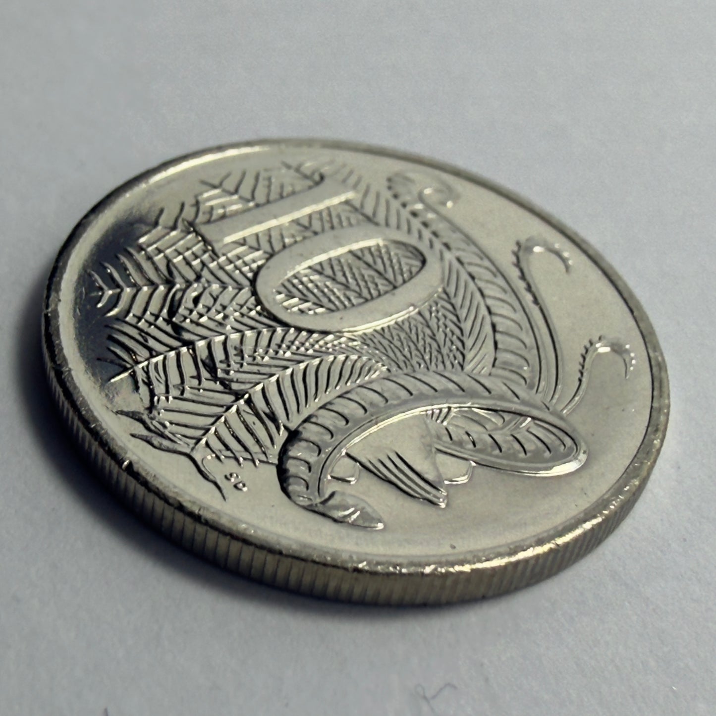 2019 10 Cent Coin - JC Effigy 10c  - Uncirculated - 6th Effigy - in 2x2